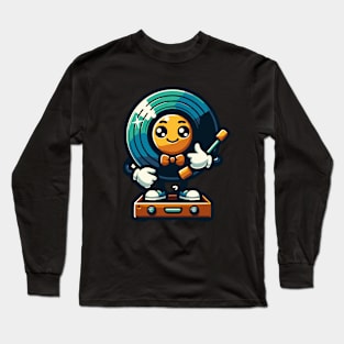 Cute Vinyl Player Long Sleeve T-Shirt